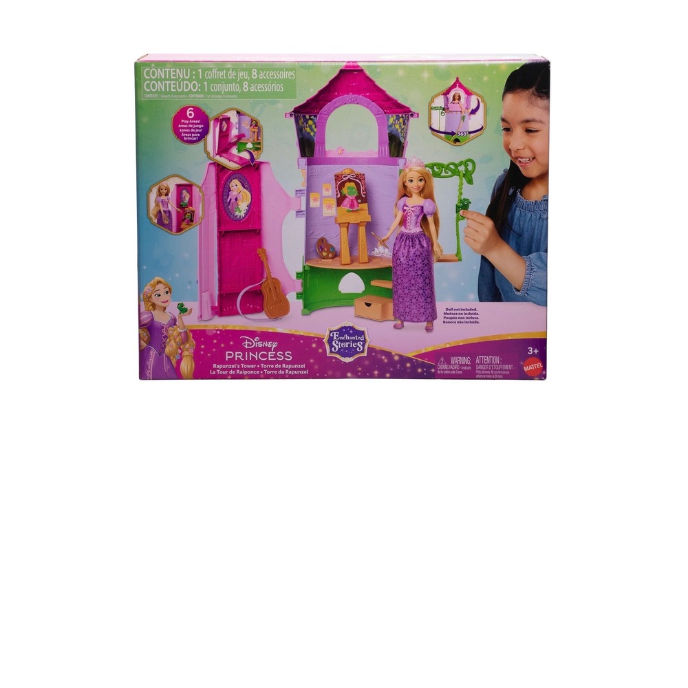 Disney Princess Rapunzel Tower Playset With 6 play areas Enchanted Stories New